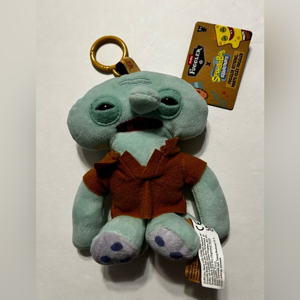 Zuru fuggler x SpongeBob SquarePants squidward new with tags 5inch keychain